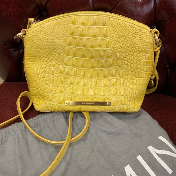 yellow brahmin crossbody